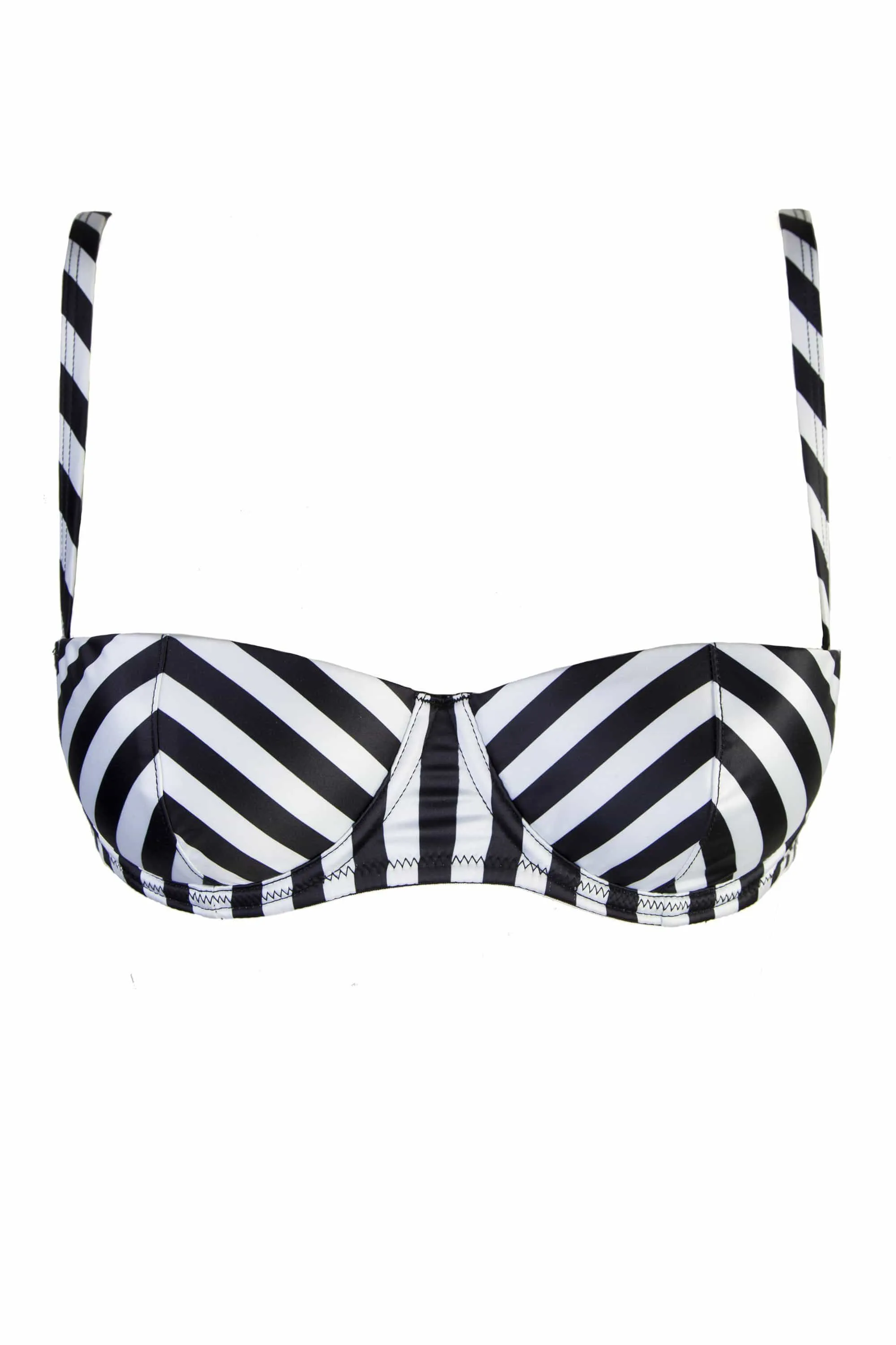 Beatrix Ivory Placement Stripe Demi Bra A-D Cups