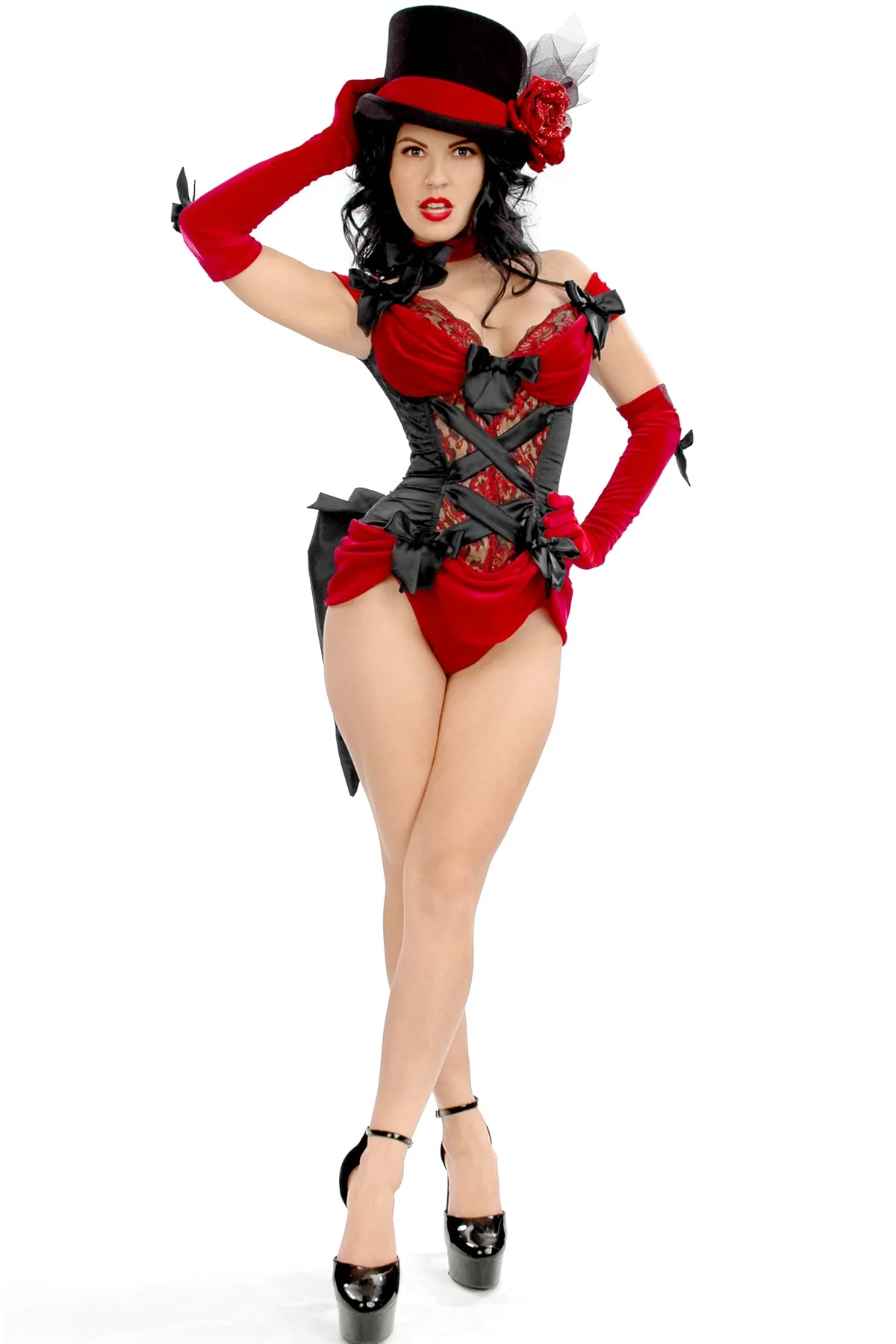 Carmen Corset with Bow Bustle
