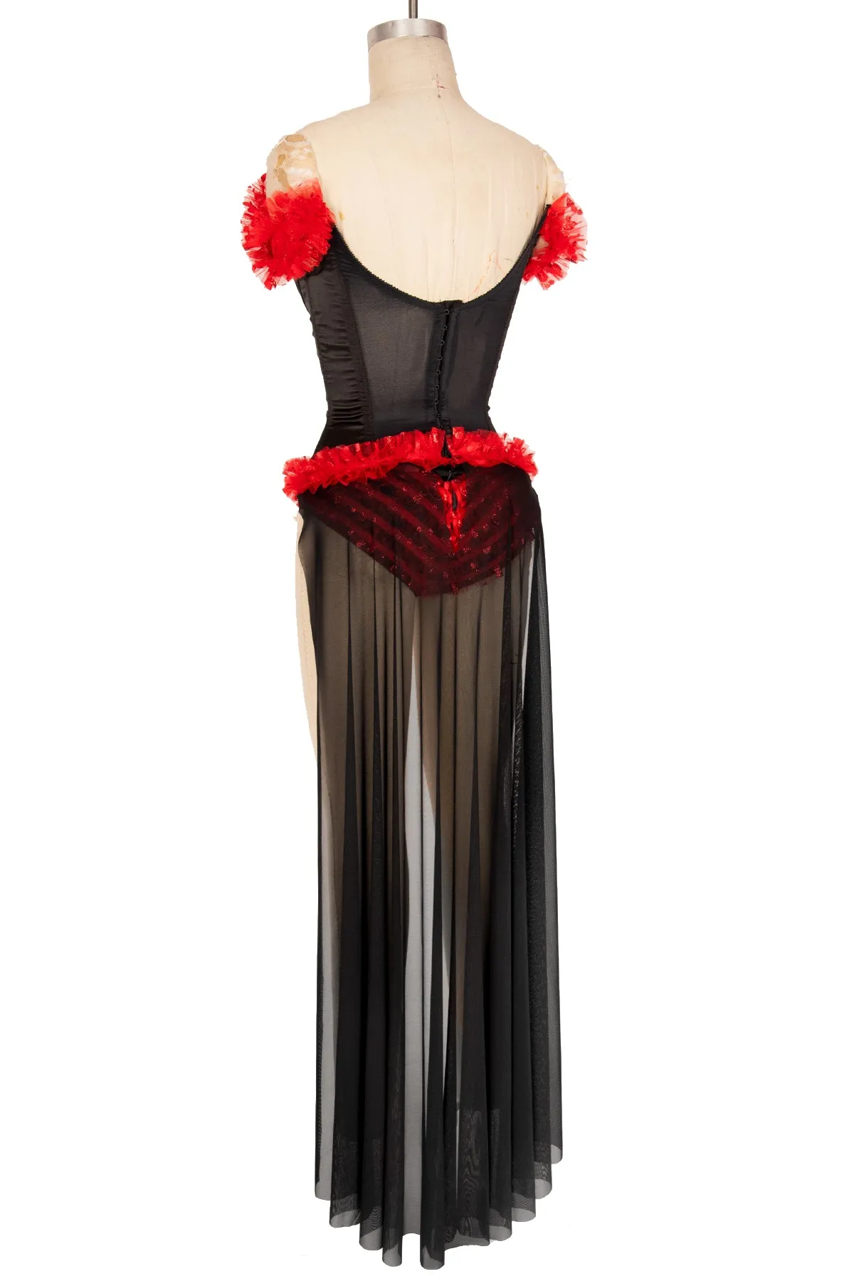 Circus Teddy with Attached Skirt