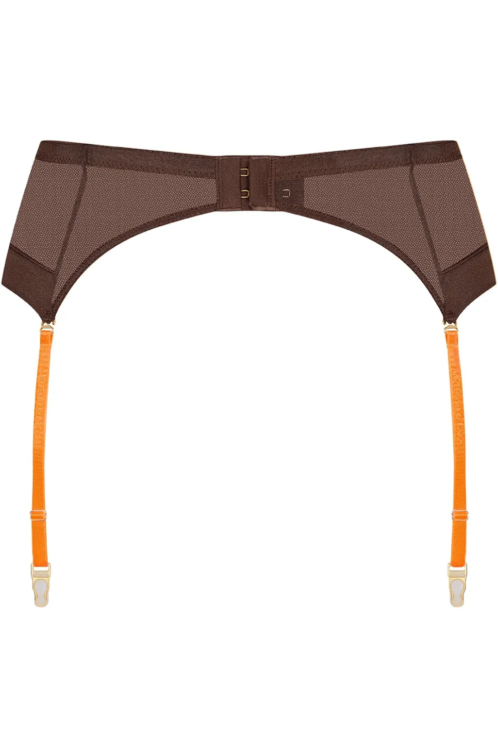 Corps  Corps Suspender Belt Brown/Neon Orange