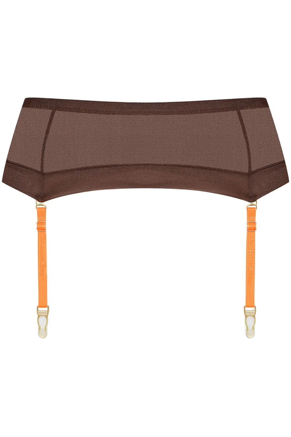 Corps  Corps Suspender Belt Brown/Neon Orange