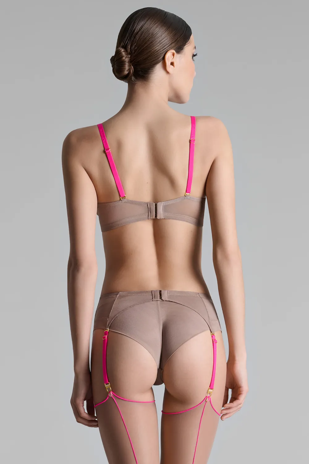 Corps  Corps Suspender Belt Ginger Snap/Neon Pink