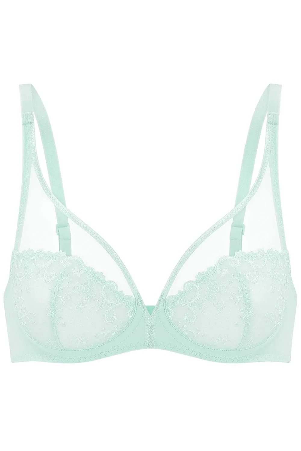 Dlice Sea Green Plunge Bra