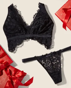 Ensemble Bralette Courbe Et String