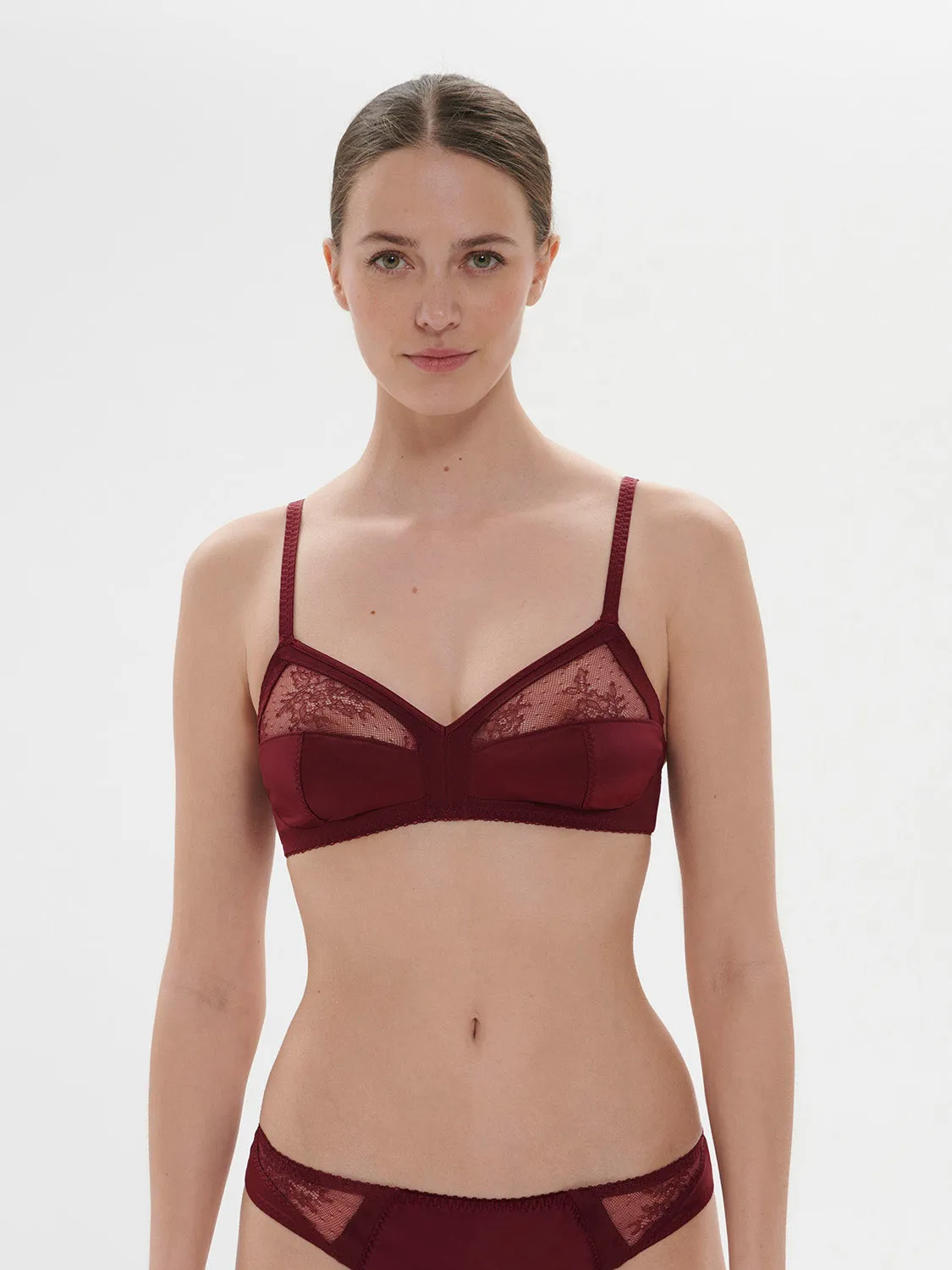 Eve Bralette - Dark Red