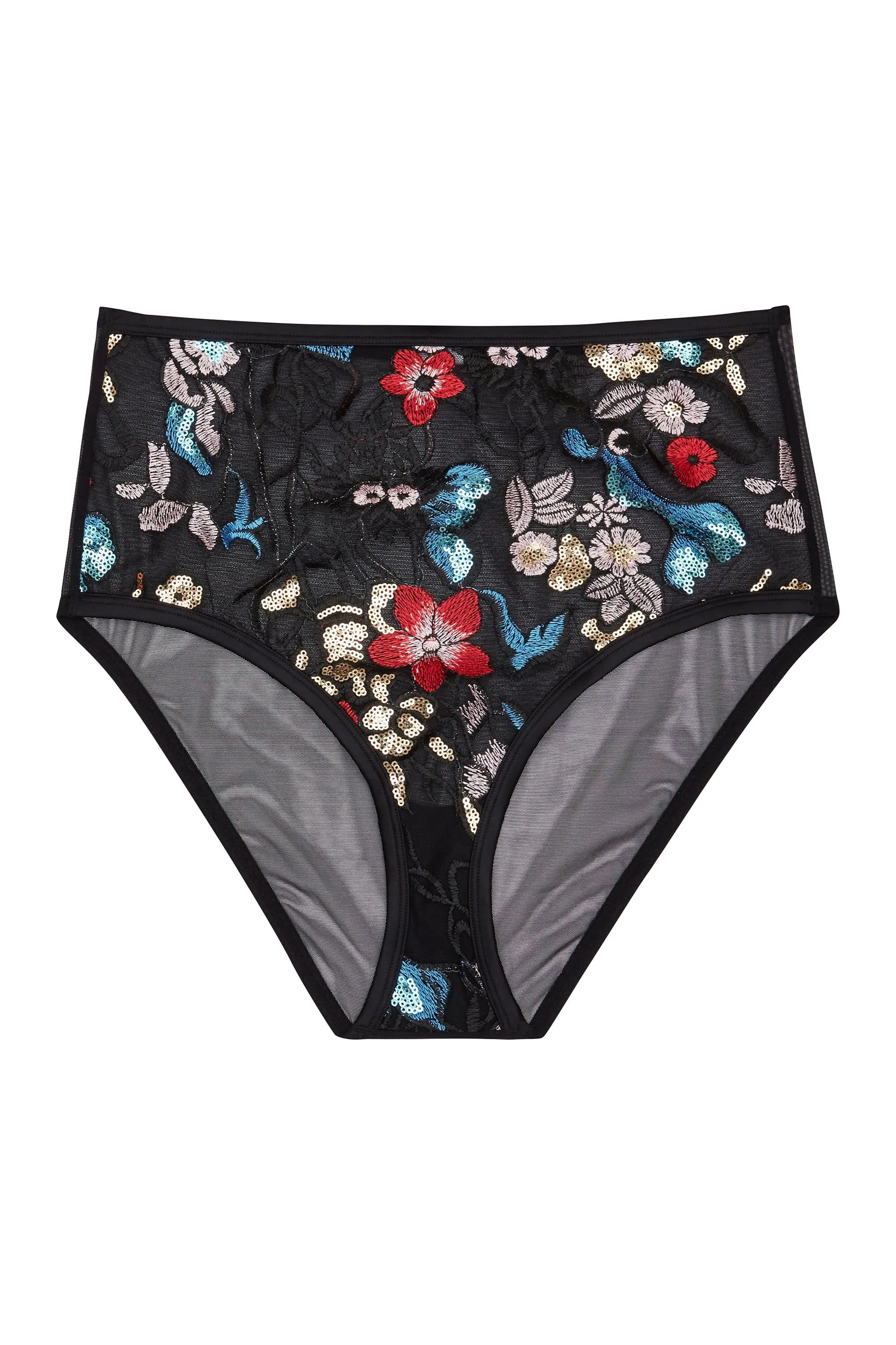 Felicity Hayward Elly Sequin Black HW Brief Curve