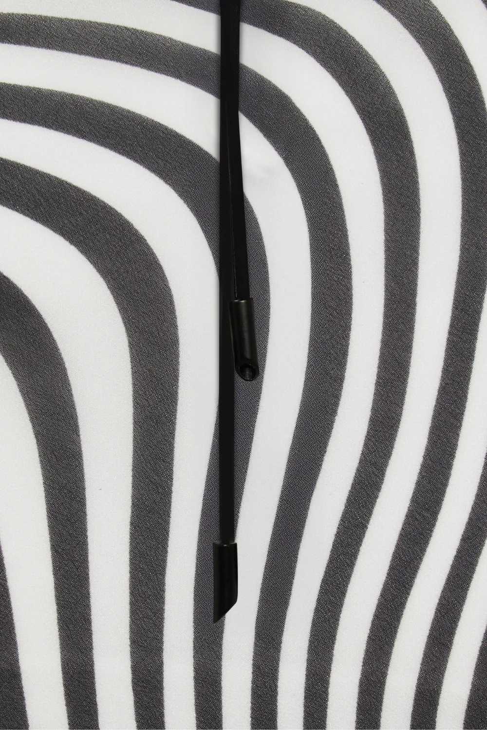 Fever Long Open Back Beach Dress in Black & White