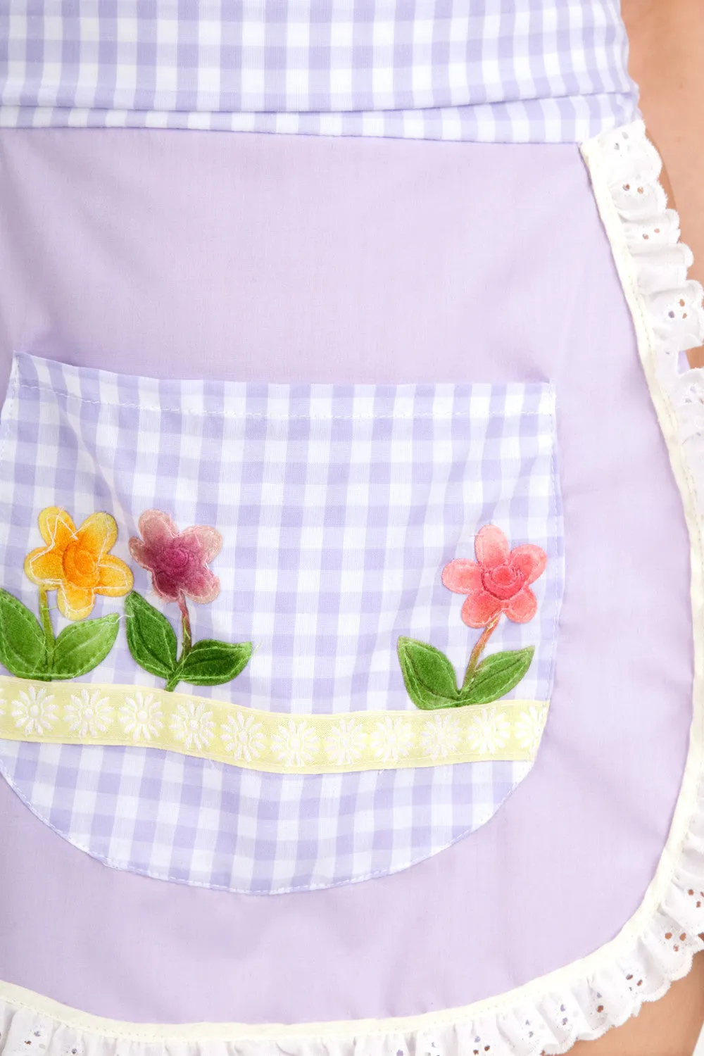 Half Round Front Apron with Bow