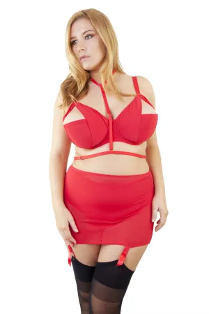 Juliet Red Roll On Girdle Curve