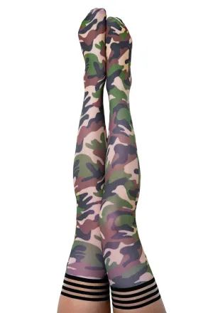 Kixies Alex - Camo Thiigh High size B