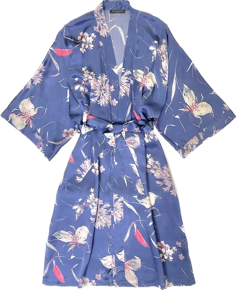 Long Kimono Floating Petals