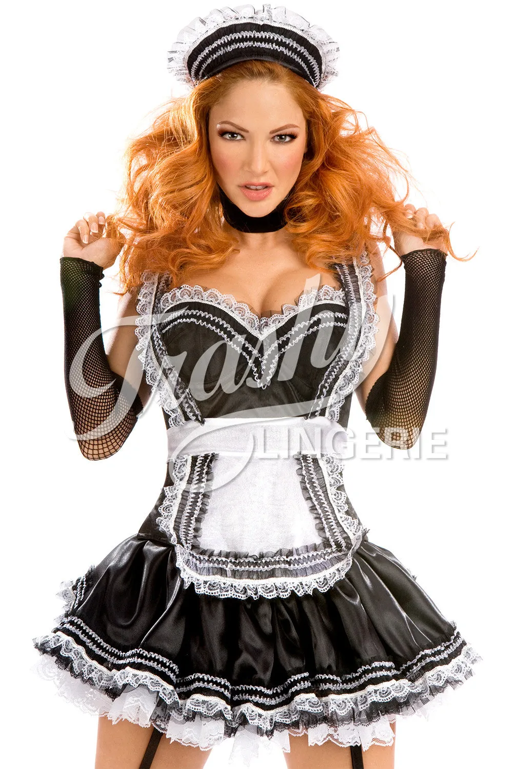 Magenta Maid Corset