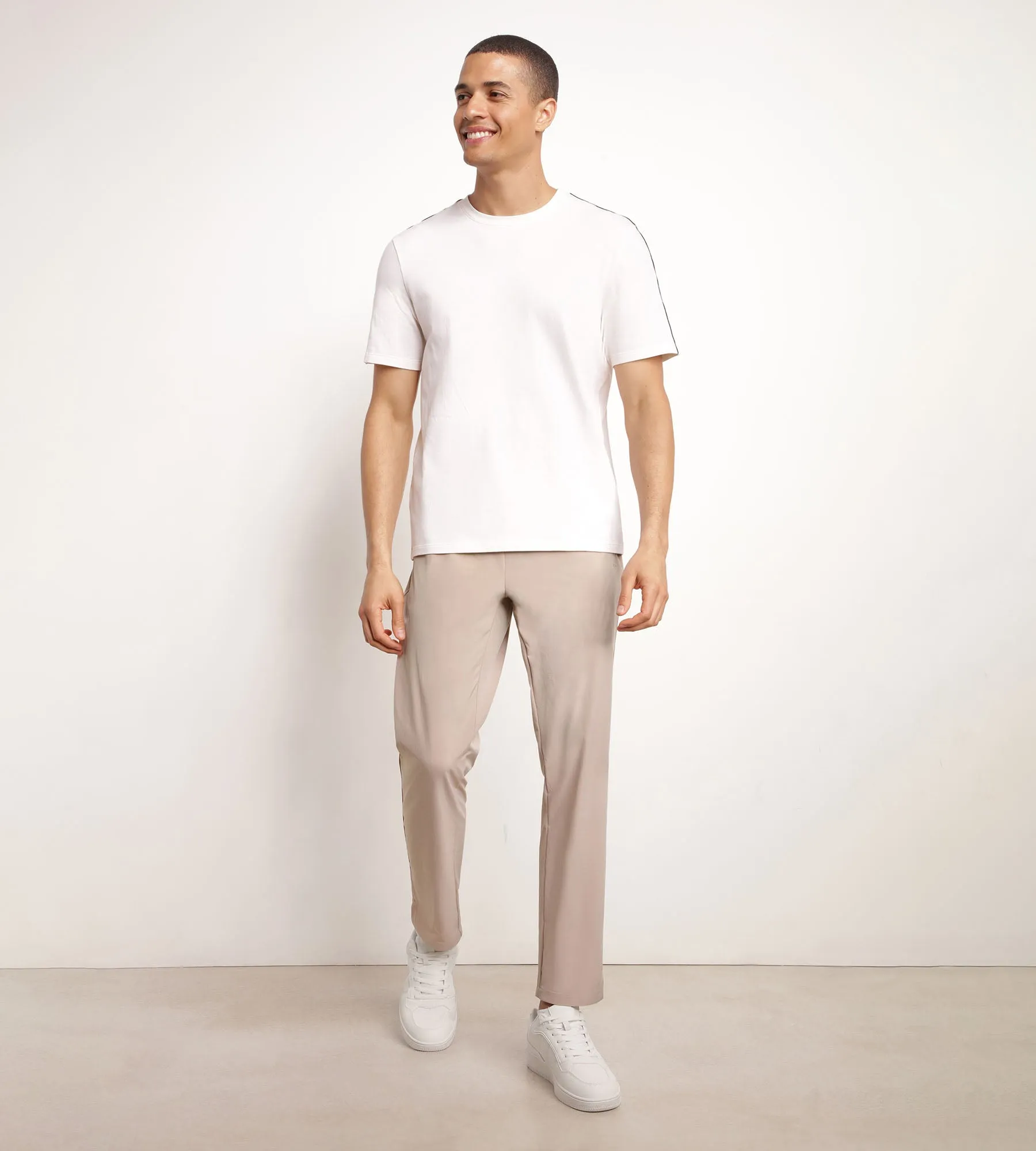 Men's thermoregulating jersey sports T-shirt Ecru Dim Move