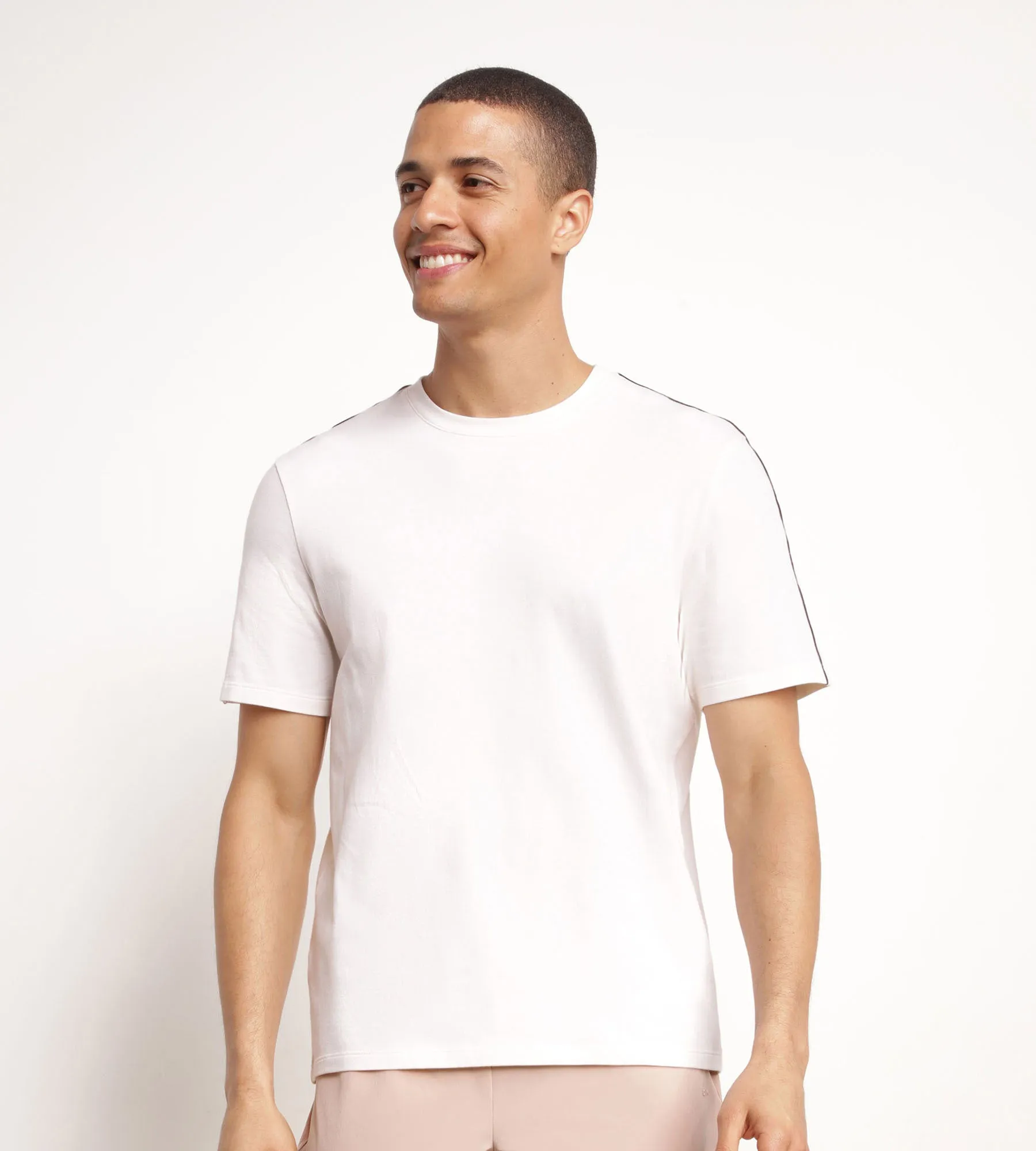 Men's thermoregulating jersey sports T-shirt Ecru Dim Move