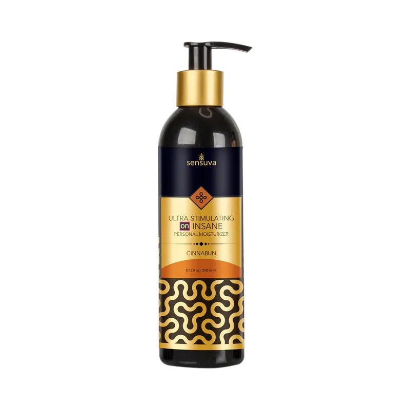 Sensuva Ultra-Stimulating ON Insane Personal Moisturizer Cinnabun 8 oz.