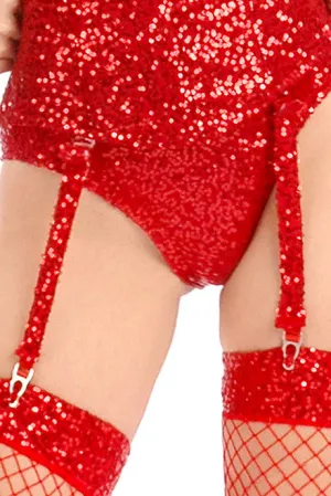 Sequined Corset Garters