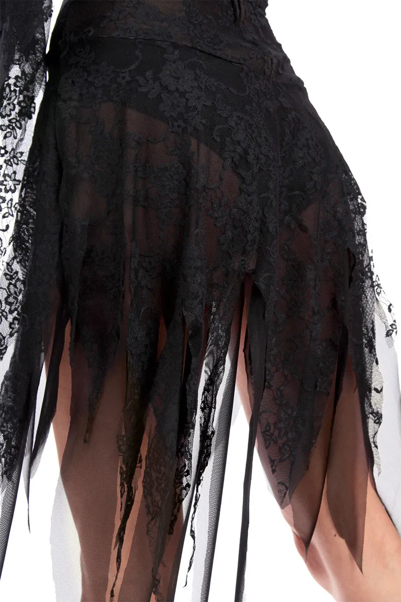 Vixen Vamp Dress with Sleeves